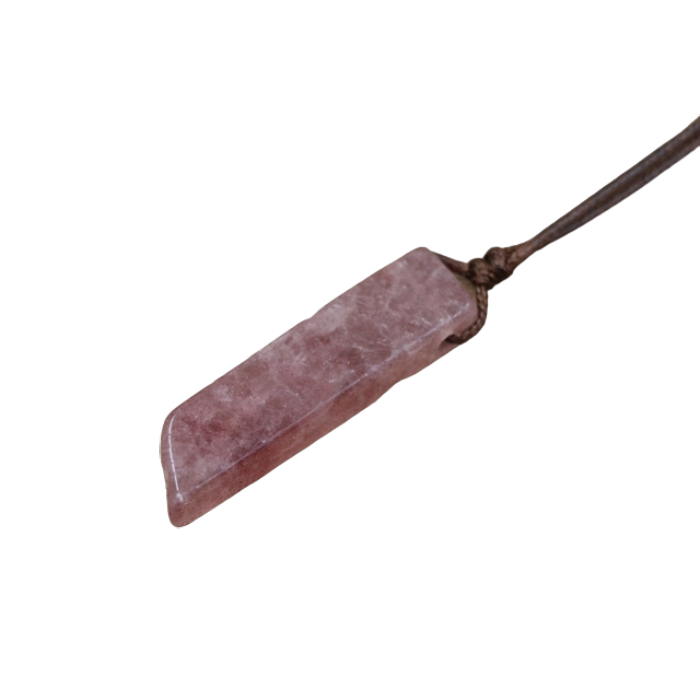 Healing Crystal Natural Stone Slice Pendants Necklace