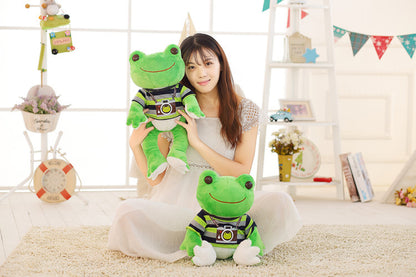 Healing Cartoon Smiling Frog Plush Doll Toy