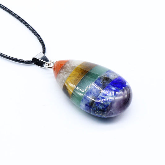 Meditation Guide Seven Chakras Balance Healing Necklace