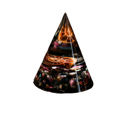 Natural Crystal Pyramid Ornaments Transfer Lucky Spiritual Ogan High Frequency Healing Energy Tower