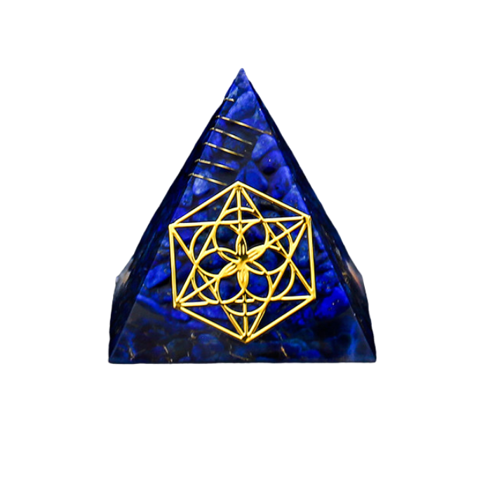 Natural Crystal Pyramid Ornaments Transfer Lucky Spiritual Ogan High Frequency Healing Energy Tower