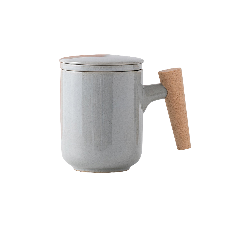 Ceramic Office Cup Tea With Cover Filter Tea Cup