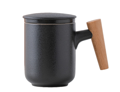 Ceramic Office Cup Tea With Cover Filter Tea Cup