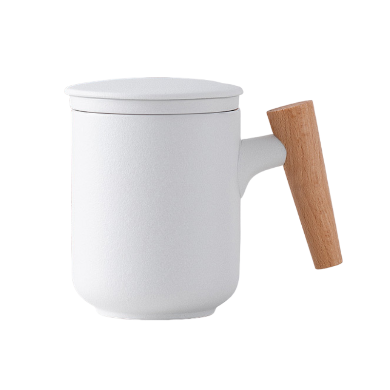 Ceramic Office Cup Tea With Cover Filter Tea Cup