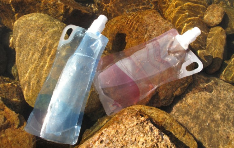 1L Foldable Drinking Water Bottle Bladder Bag