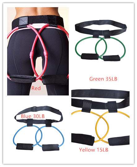 Abbas Fitness Women Body Butt Band Resistance Bands Adjustable Waist Belt