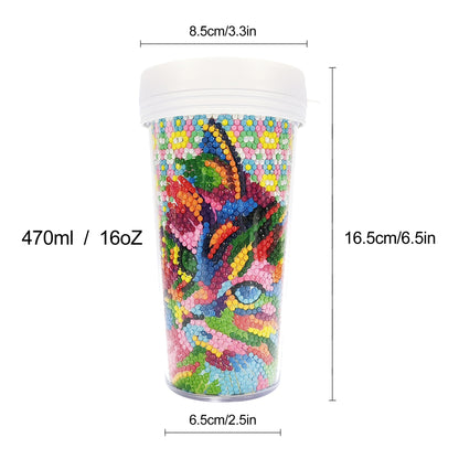 Diamond Art Sticker Drinking Bottle