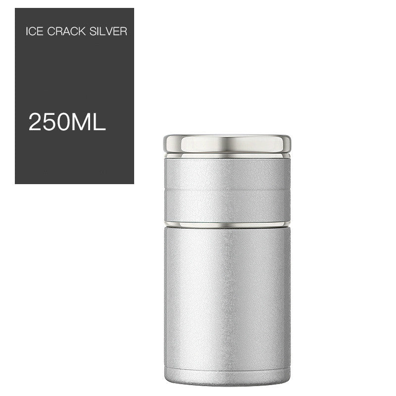 Tea separation cup 316 stainless steel portable tea cup