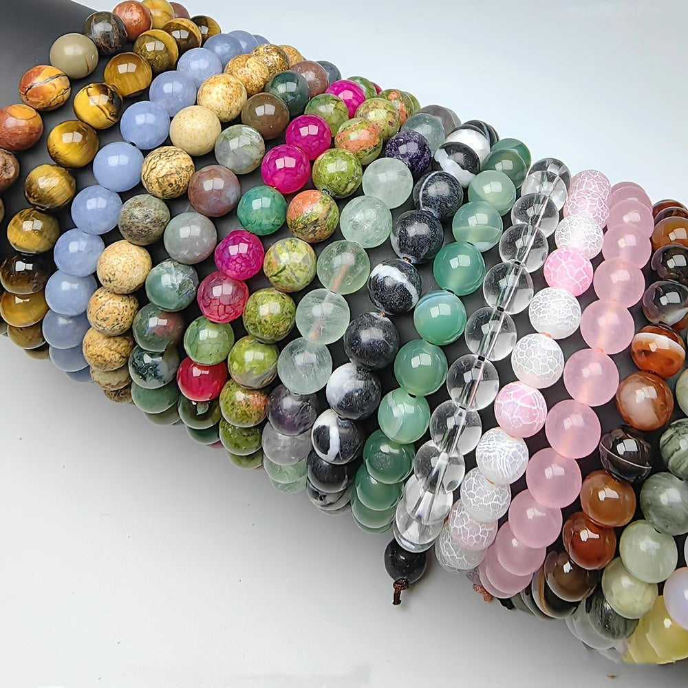 Healing Crystals Stretch Bracelet Natural 8mm