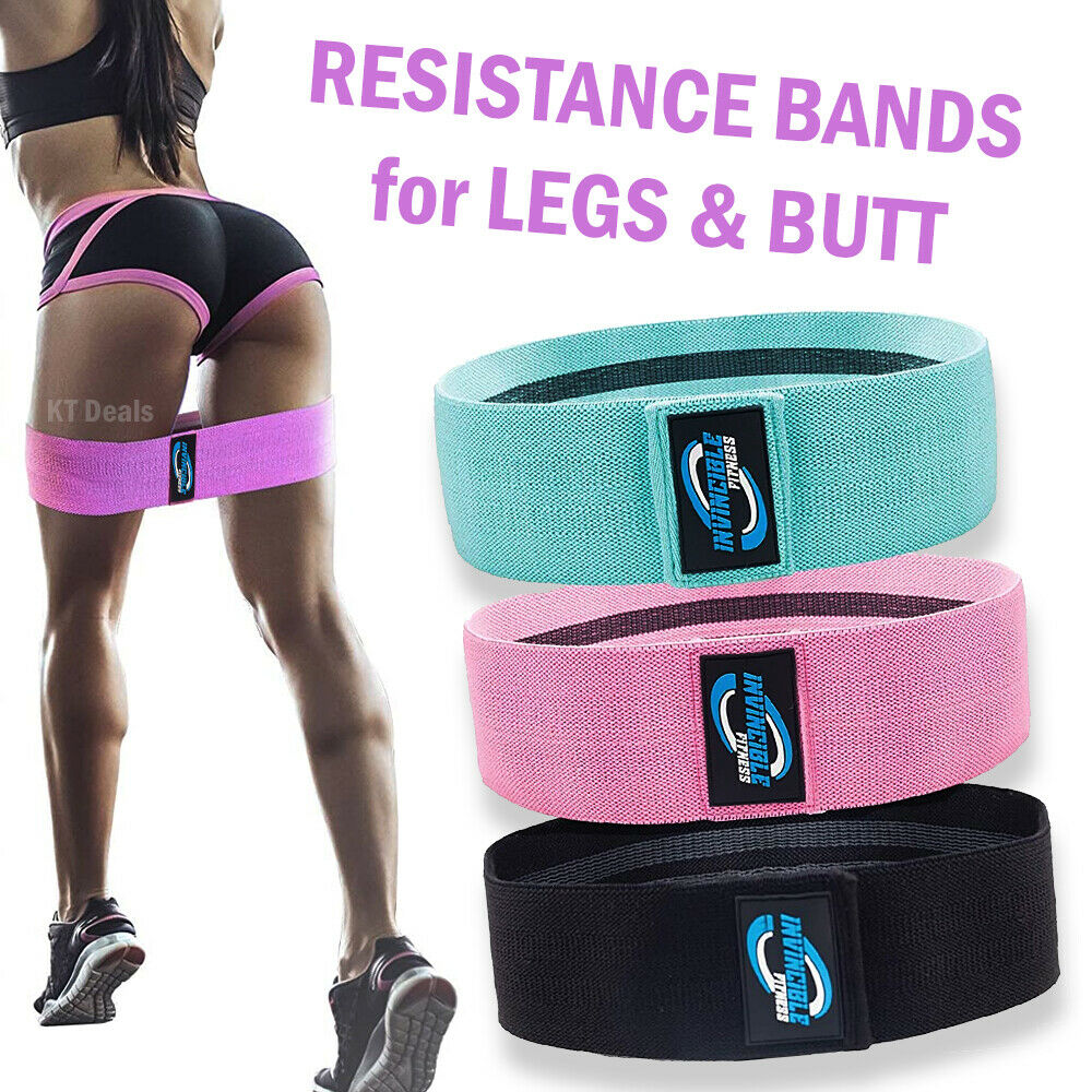 Abbas Fitness Workout Resistance Bands Loop Set Fitness Yoga Legs & Butt Workout Exercise Band