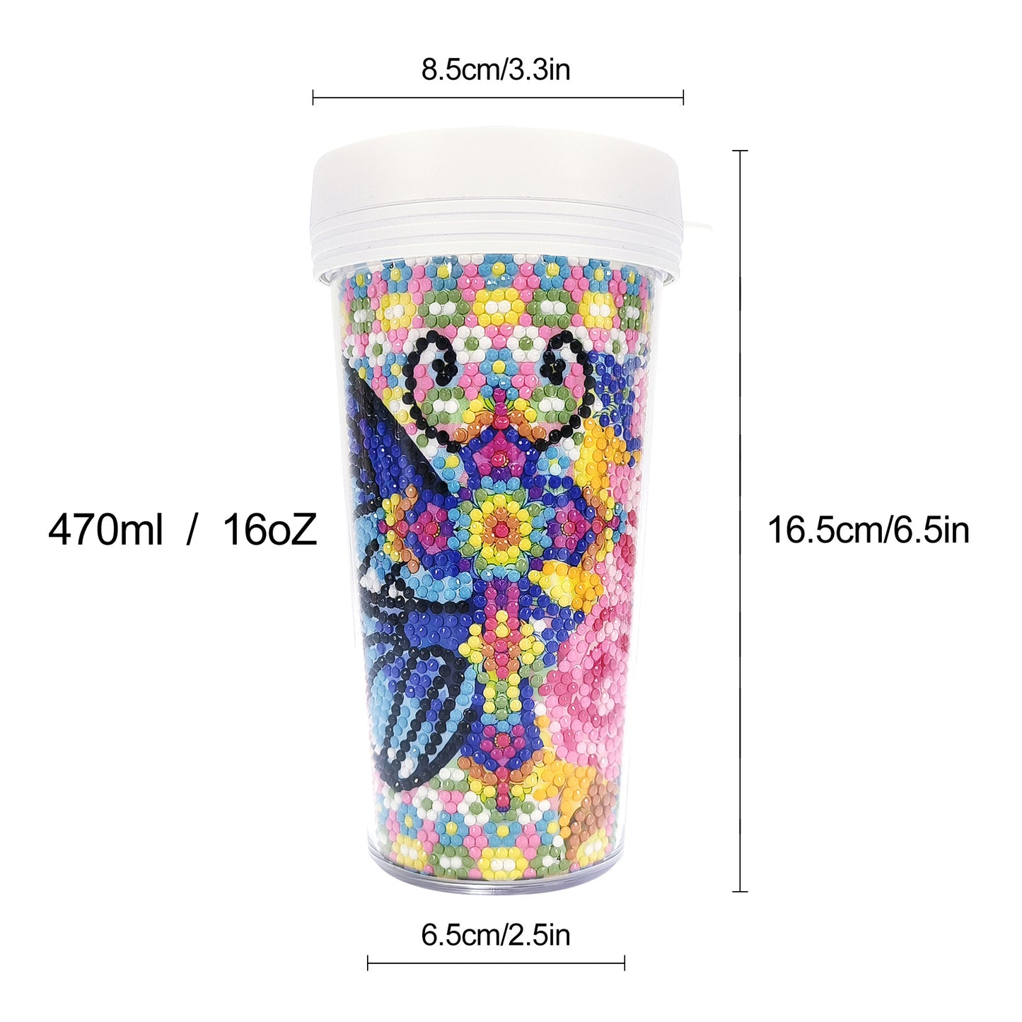 Diamond Art Sticker Drinking Bottle