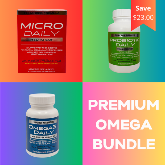 Premium Bundle - EMF Hydro + Probiotic + Omega3