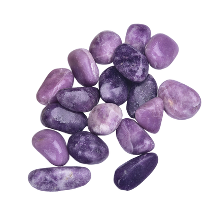 Natural Polished Lepidolite Tumbled Crystals Healing Stones For Sale