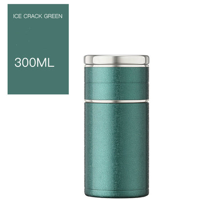 Tea separation cup 316 stainless steel portable tea cup