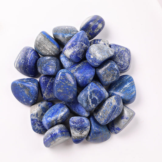 10Pcs Blue Sodalite Stone Tumbled Healing