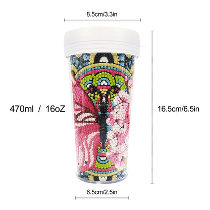 Diamond Art Sticker Drinking Bottle