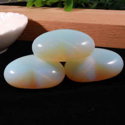 4pcs Natural crystal opal heart energy healing