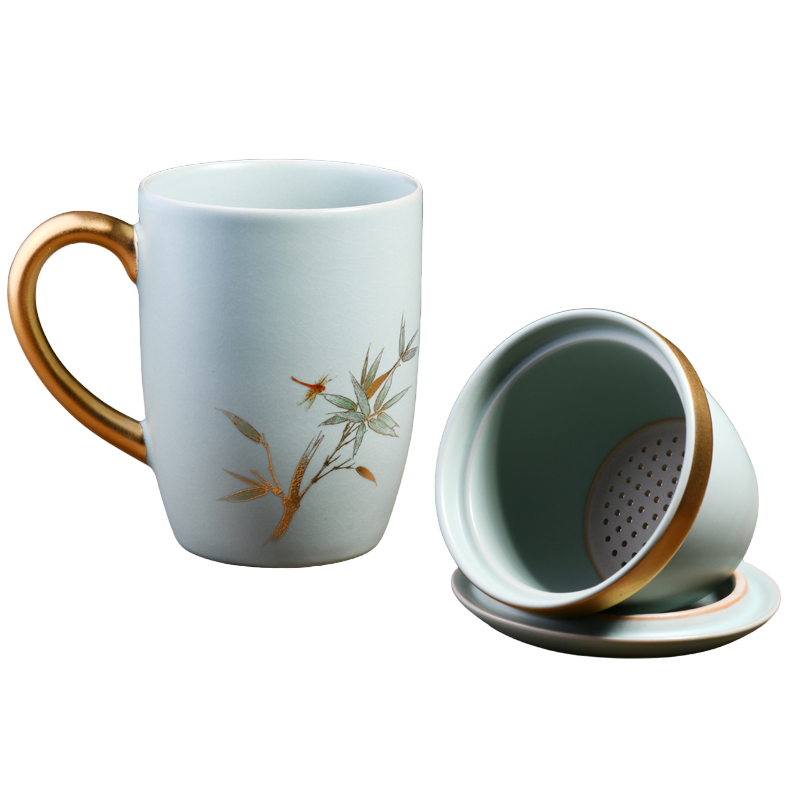 Office  Tea Set Ceramic Creative Tea Cup