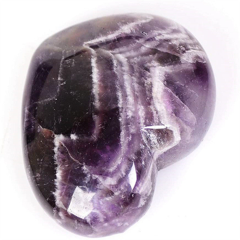 Natural Quartz Heart Amethyst Quartz Healing Gemstone Love