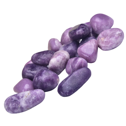 Natural Polished Lepidolite Tumbled Crystals Healing Stones For Sale