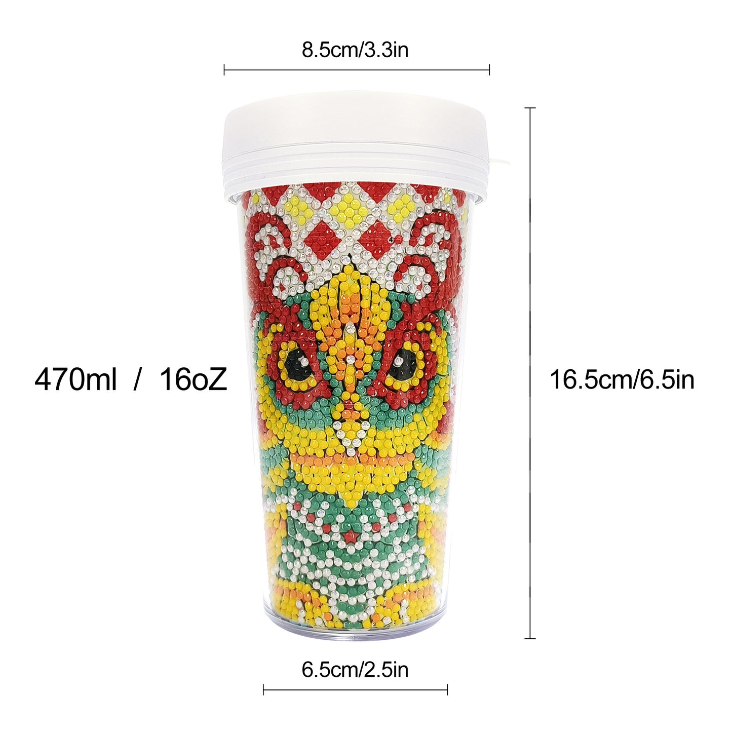 Diamond Art Sticker Drinking Bottle