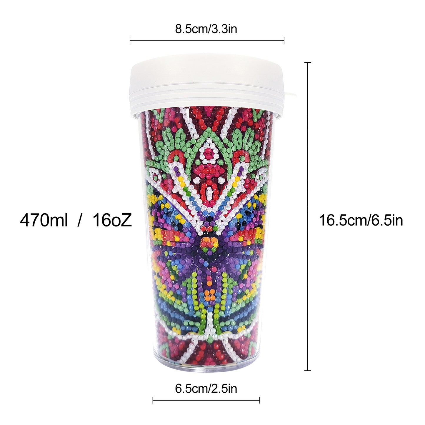 Diamond Art Sticker Drinking Bottle