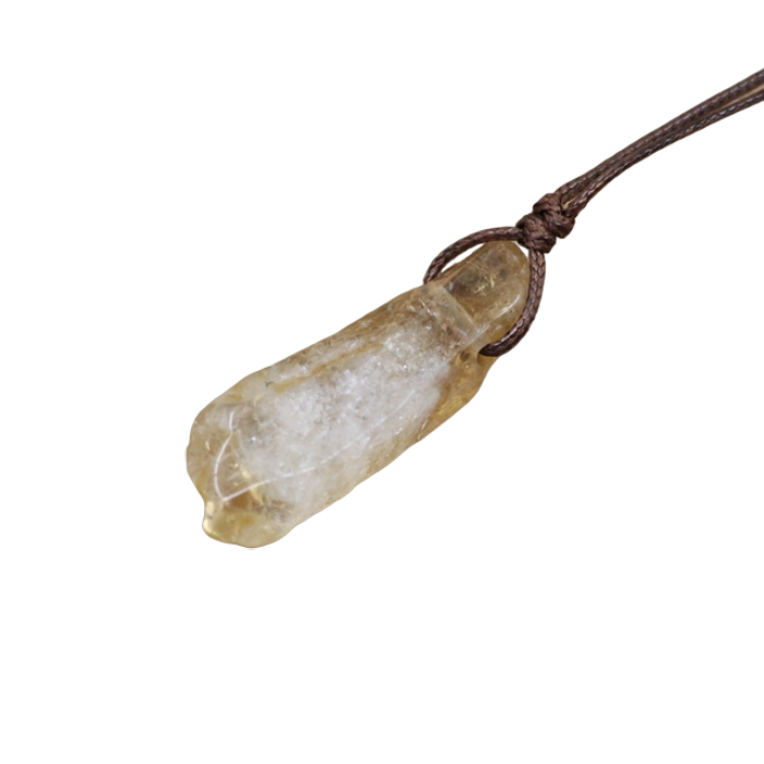 Healing Crystal Natural Stone Slice Pendants Necklace